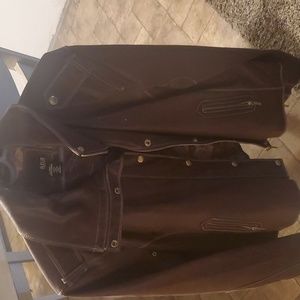 Adorable like new a.n.a a new approach brown leather jacket